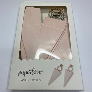 🚨3/$30🚨 PAPER LOVE FAVOR BOXES BRIDAL WEDDING